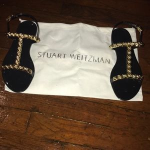 Stuart Weizman Jelrose studded sandal